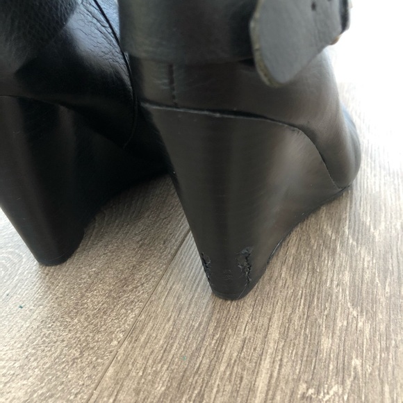 Nine West Women’s ELEKTRA Wedge Heel Boots - Picture 6 of 8